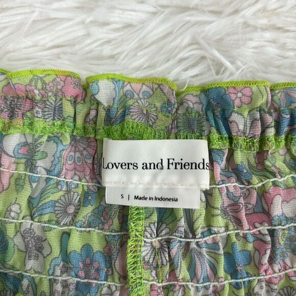 Lovers & Friends Floral Set Ring My Bell Robe And Shorts Size Small - Picture 14 of 16